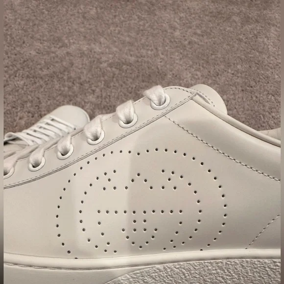 Gucci ACE Classic White Leather Sneakers BRAND NEW - Picture 8 of 11